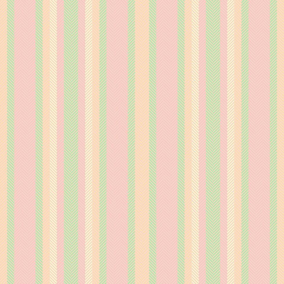 Durable stripe pattern fabric, trade seamless texture lines. Mix background vertical textile in light and green colors. vector