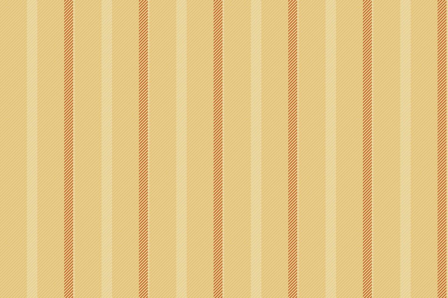 Garment background pattern fabric, turkish vertical seamless lines. Difficult stripe textile texture in amber and light colors. vector