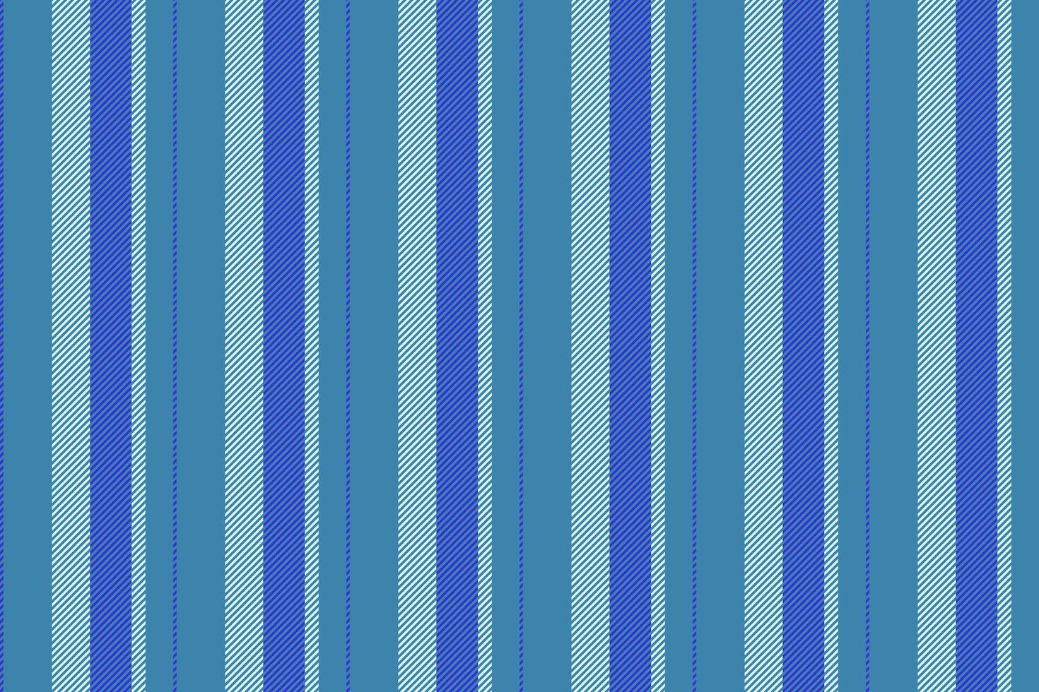 Fibre fabric background vertical, short pattern texture stripe. Direct textile lines seamless in cyan and light colors. vector