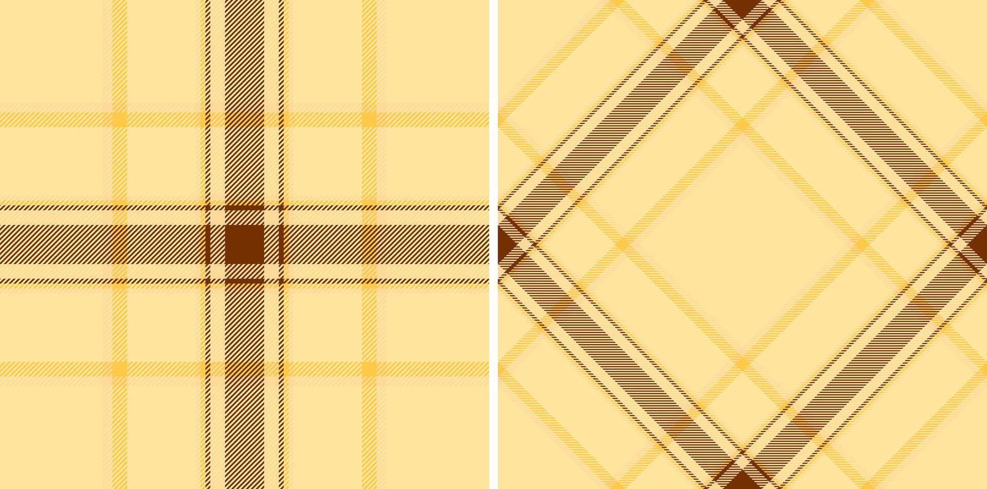 Tartan pattern of texture textile plaid with a seamless background check fabric. Set in stylish colors for fashion design sample ideas. vector