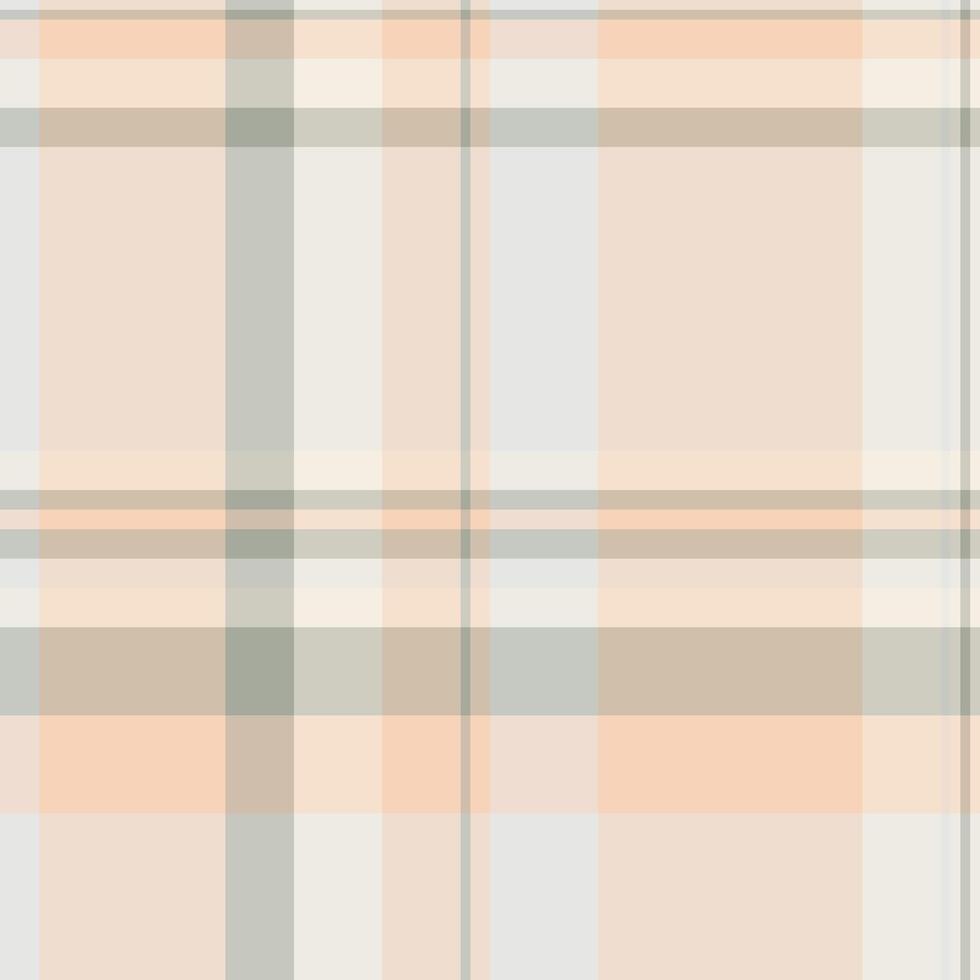 Skirt fabric tartan seamless, vibrant plaid textile. Collection pattern texture background check in light and white colors. vector