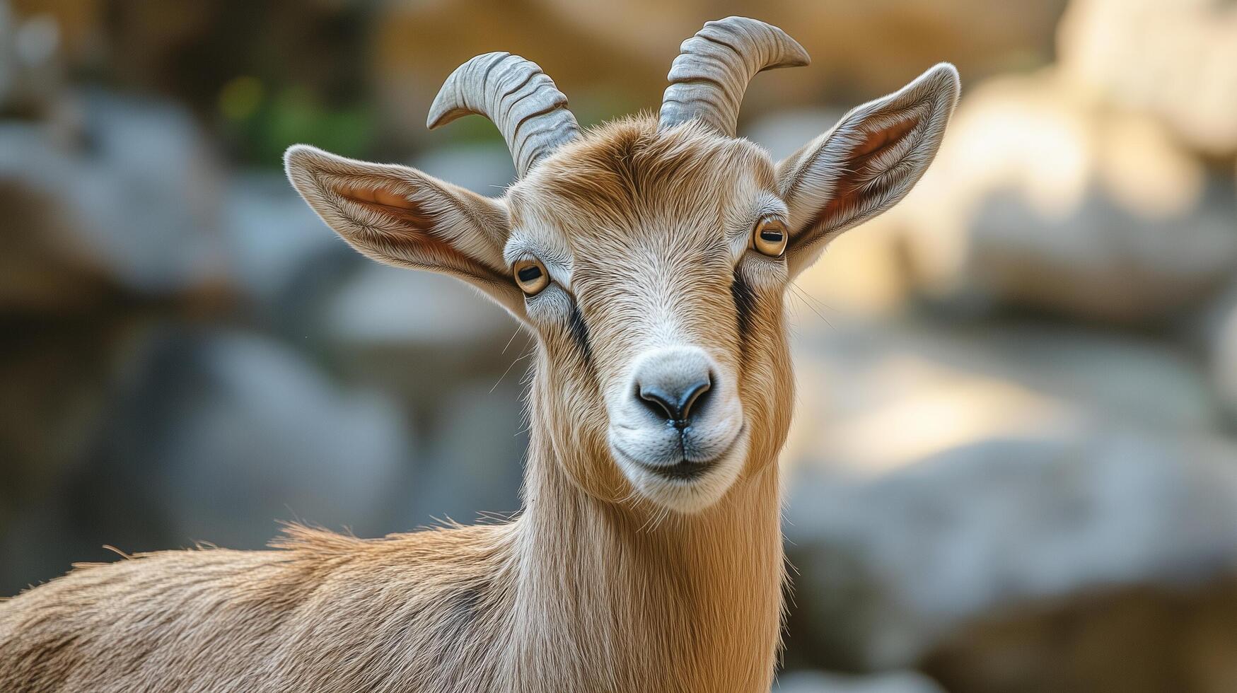 Portrait of an animal of sheep wildlife photography photo