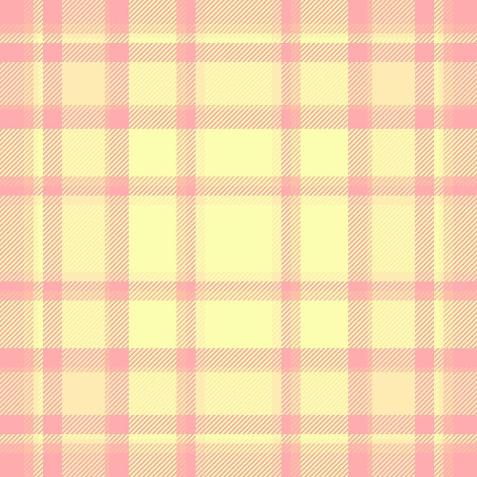 Royalty pattern tartan seamless, fold textile fabric check. Attire plaid texture background in lime and red colors. vector