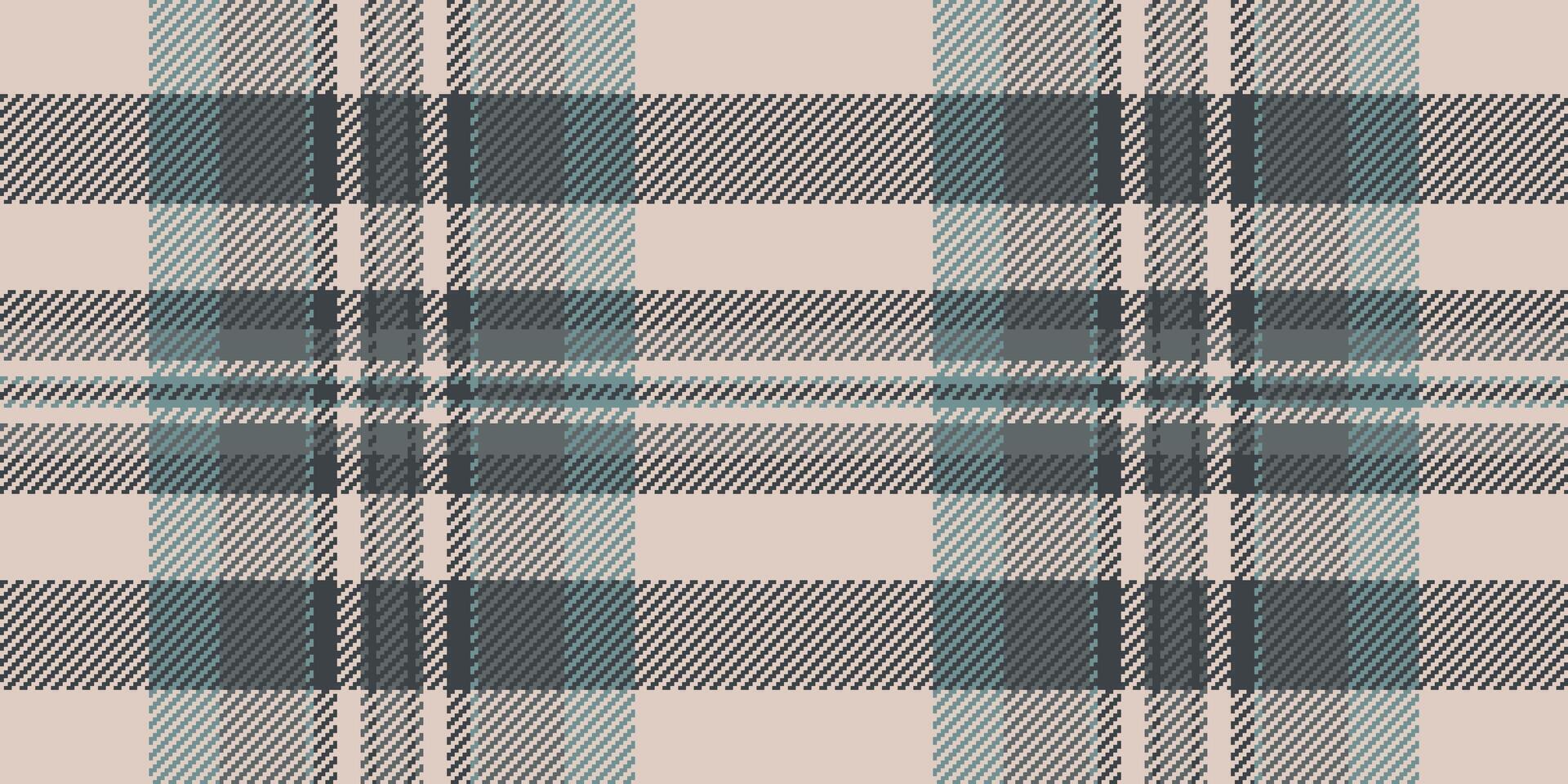 Room check fabric, summertime texture tartan pattern. Group textile plaid background seamless in pastel and light colors. vector