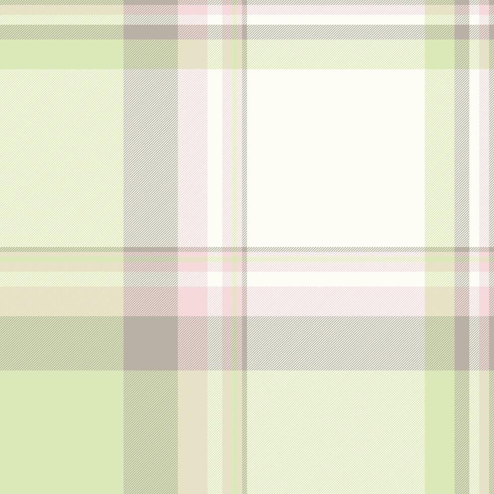 Tape fabric plaid background, panjabi pattern seamless. November tartan texture textile check in light and snow colors. vector