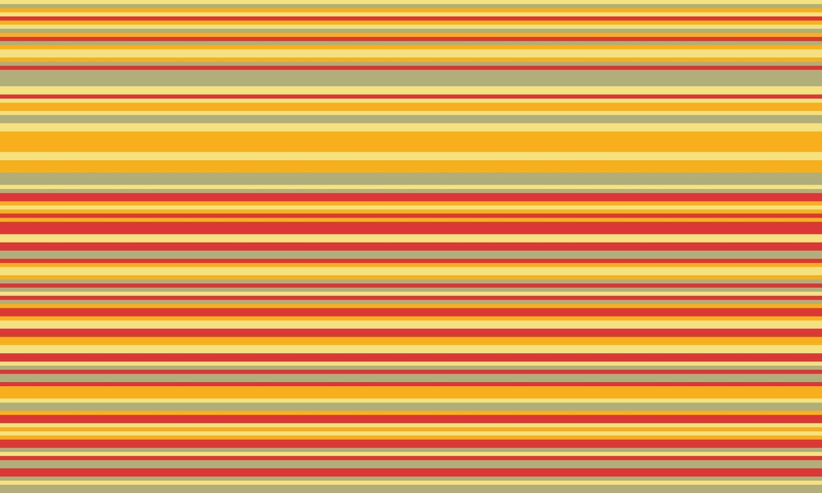 Geometric stripes seamless pattern with horizontal lines in varied colours, creating an abstract background. Ideal for textile design, wallpaper, or graphic prints. vector