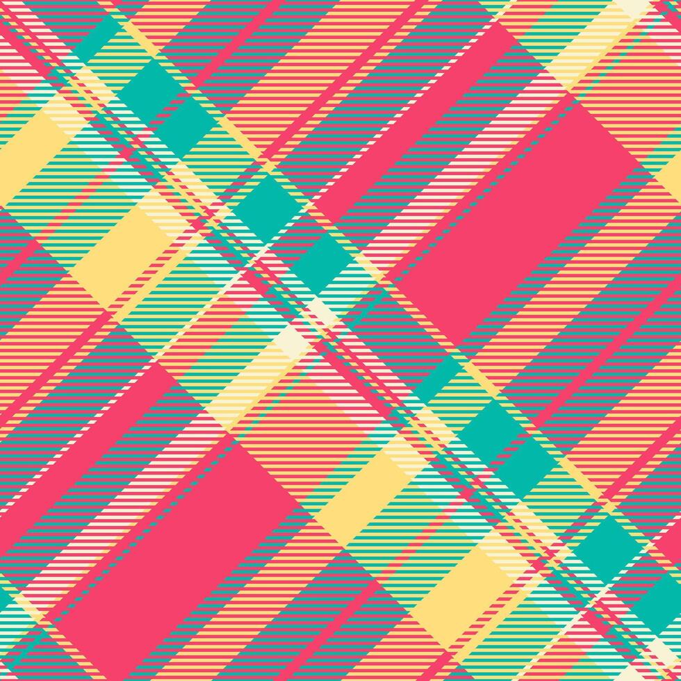 Textile design of textured plaid. Checkered fabric pattern swatch for shirt, dress, suit, wrapping paper print, invitation and gift card. vector