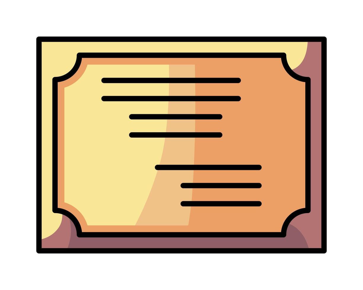 Quality certificate icon. Graduation degree diploma of university, college, school, other education training or course. Achievement or award document badge. vector