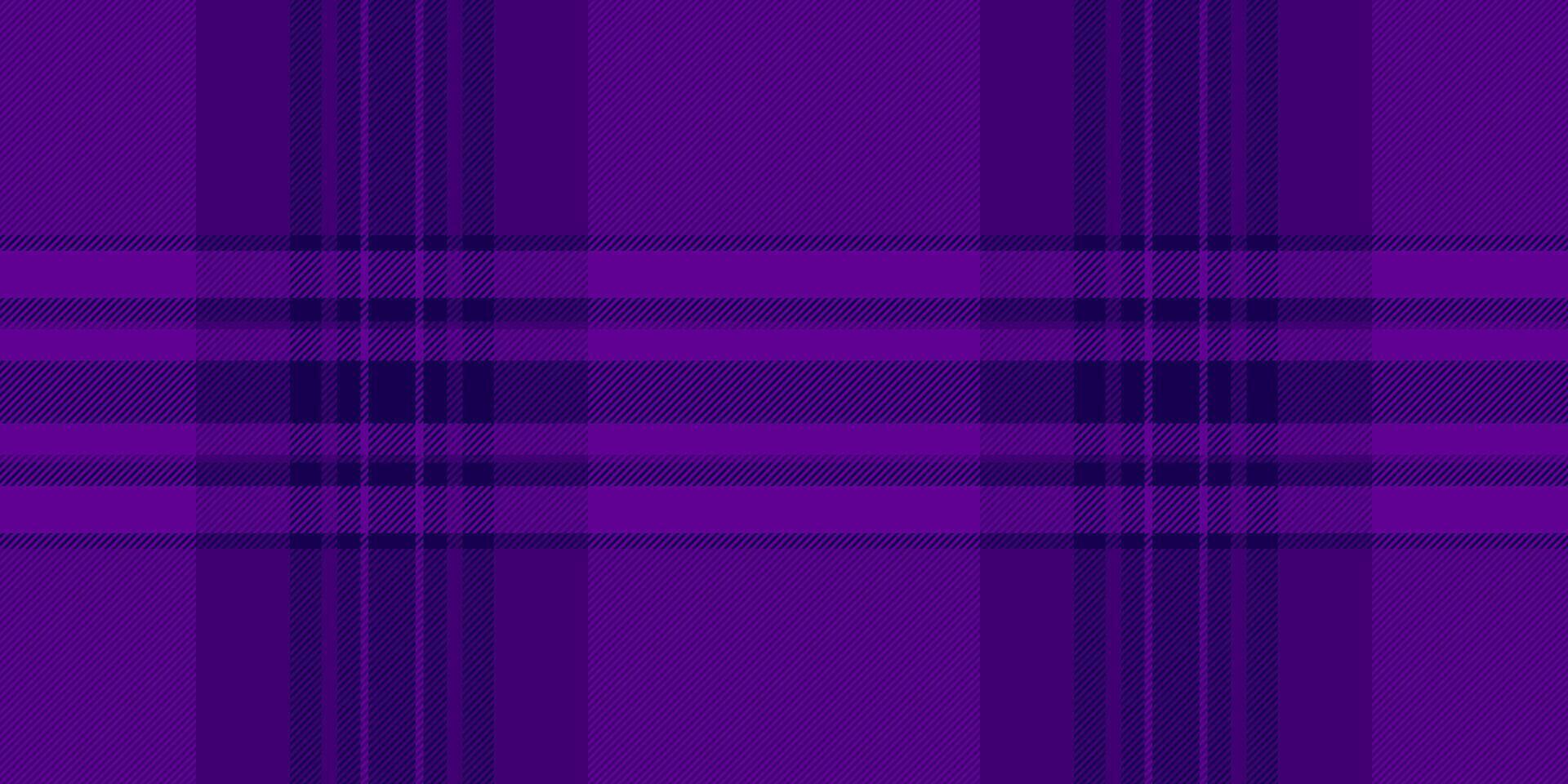String textile seamless, advertisement check background texture. Collection tartan pattern fabric plaid in violet and indigo colors. vector