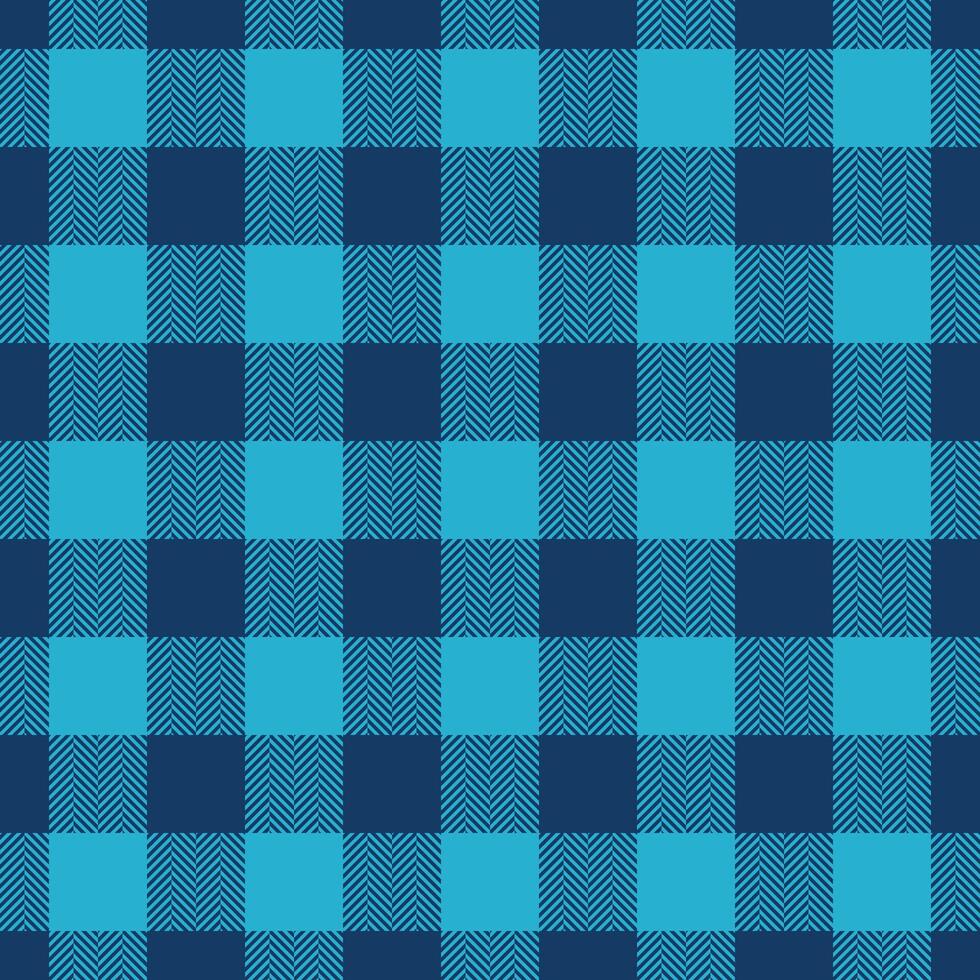 Ethnicity background tartan, worldwide texture check fabric. Cross seamless plaid pattern textile in blue and cyan colors. vector