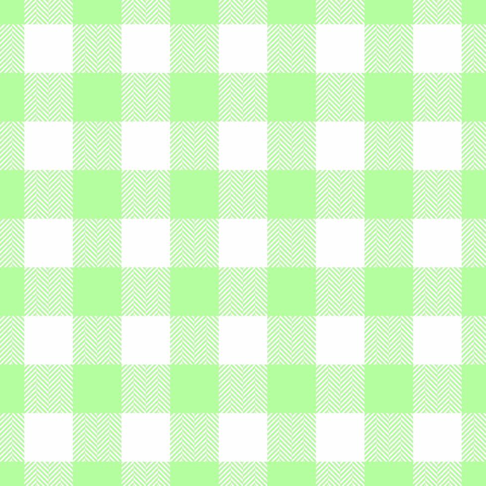 Jacket seamless texture, composition tartan fabric textile. Sensual background plaid pattern check in green and white colors. vector