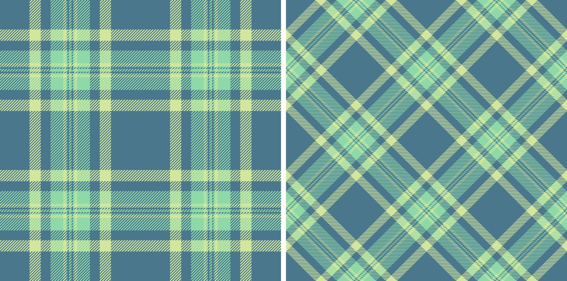 Check pattern tartan of plaid seamless background with a textile fabric texture . Set in nature colors. Style inspiration for women. vector