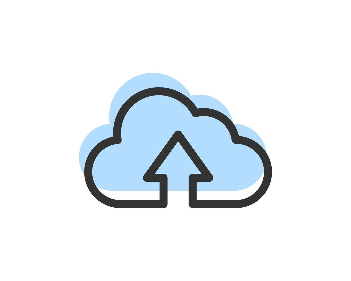 Cloud Storage And Data Transfer Icon. Computing Service And Network Related Line Icons. Database And Server, Cyber Security, Digital Transformation. vector