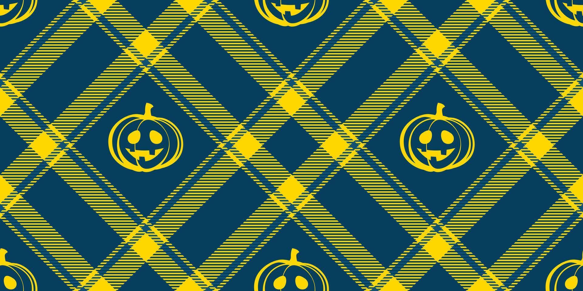 Halloween seamless background with pumpkin for textile fabric design, wrapping paper, website wallpapers, textiles, wallpaper and apparel. vector