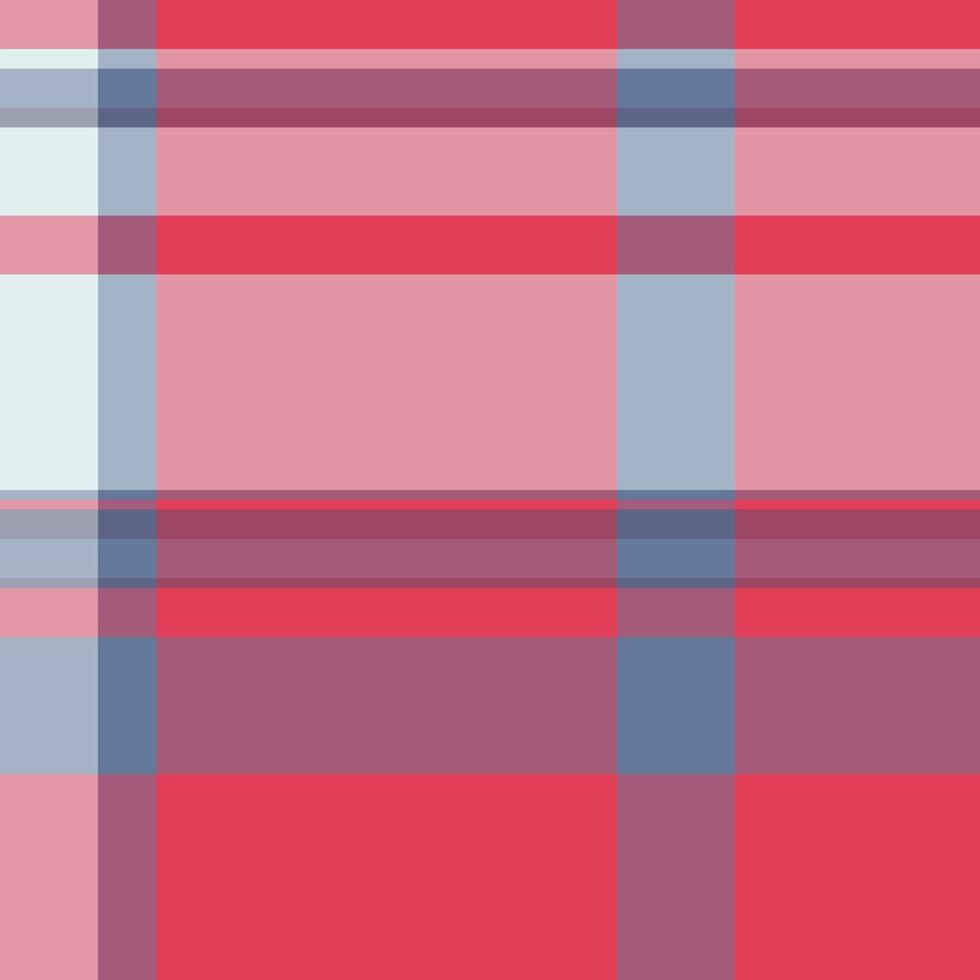 Style background check seamless, 50s plaid tartan. Proud textile texture fabric pattern in red and pink colors. vector