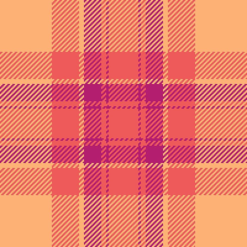 Textile design of textured plaid. Checkered fabric pattern swatch for shirt, dress, suit, wrapping paper print, invitation and gift card. vector