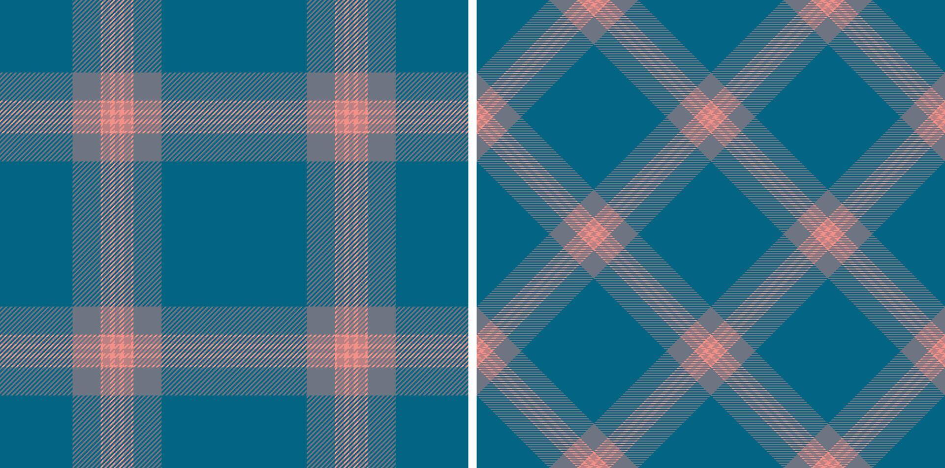 Textile pattern fabric of texture tartan with a seamless background plaid check. Set in pastel colors. Vogue fashion trends for the season. vector