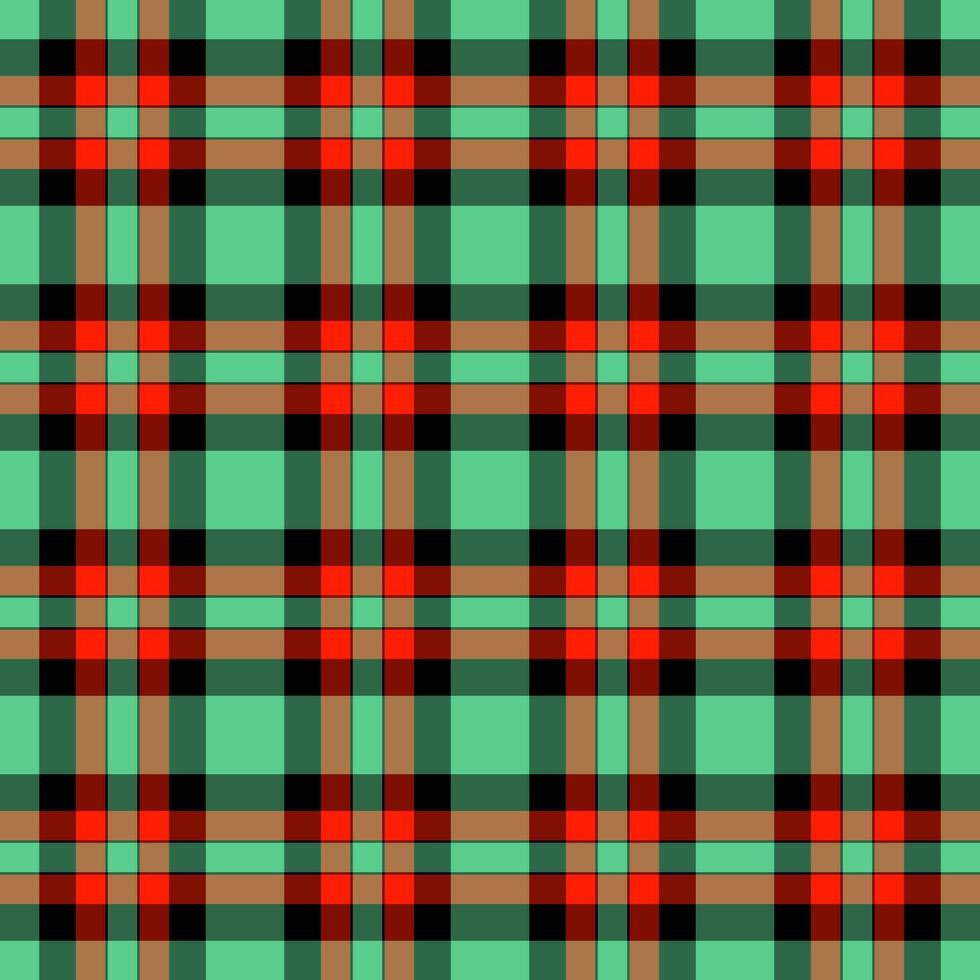 Cover plaid texture check, invitation pattern seamless textile. Performance fabric background tartan in green and red colors. vector