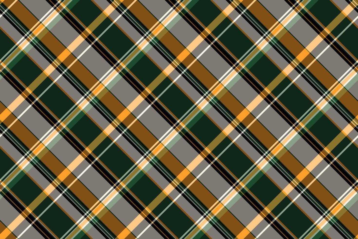 Texture plaid check of fabric textile pattern with a seamless tartan background. vector