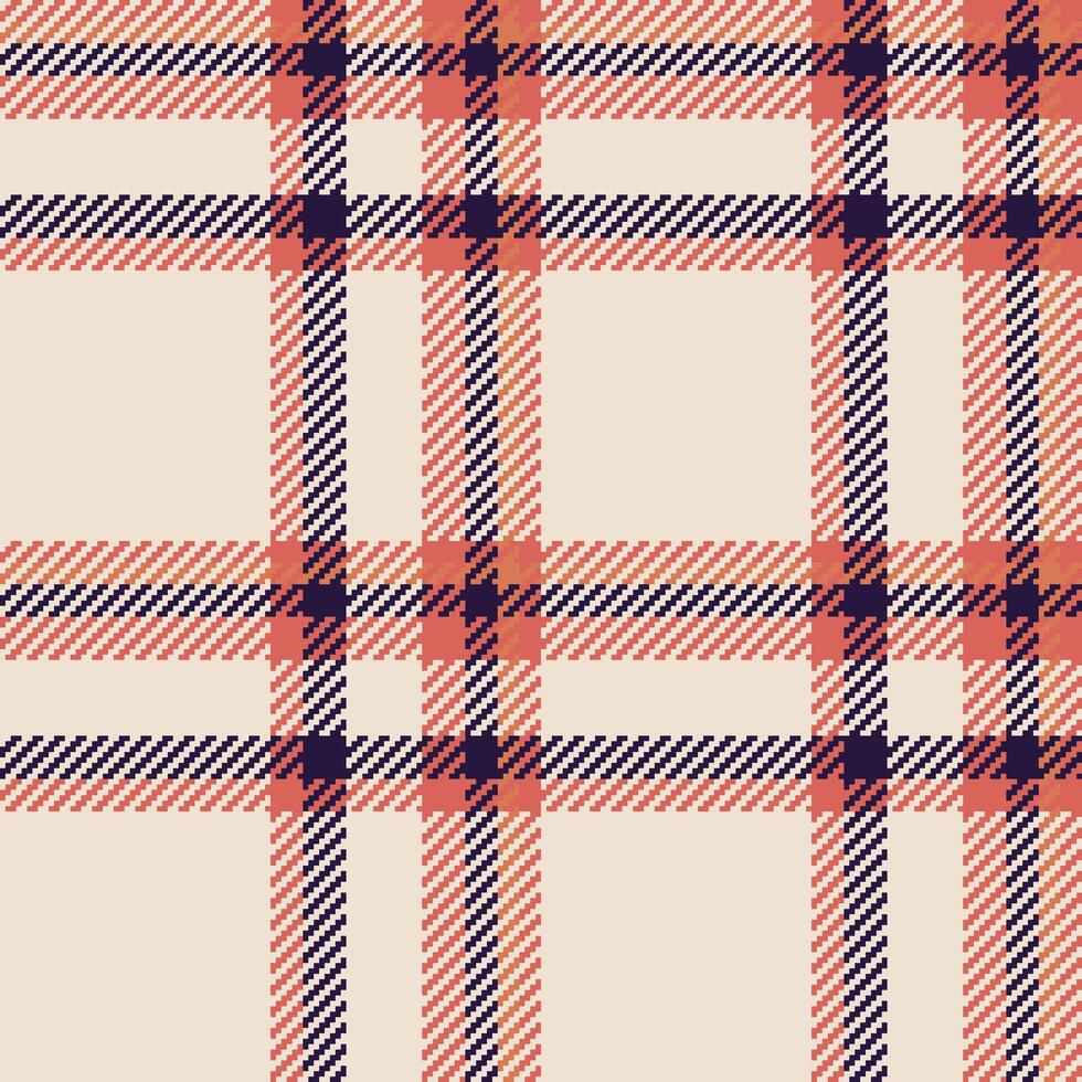 Panjabi textile tartan background, underwear check fabric . Pop seamless texture pattern plaid in light and red colors. vector