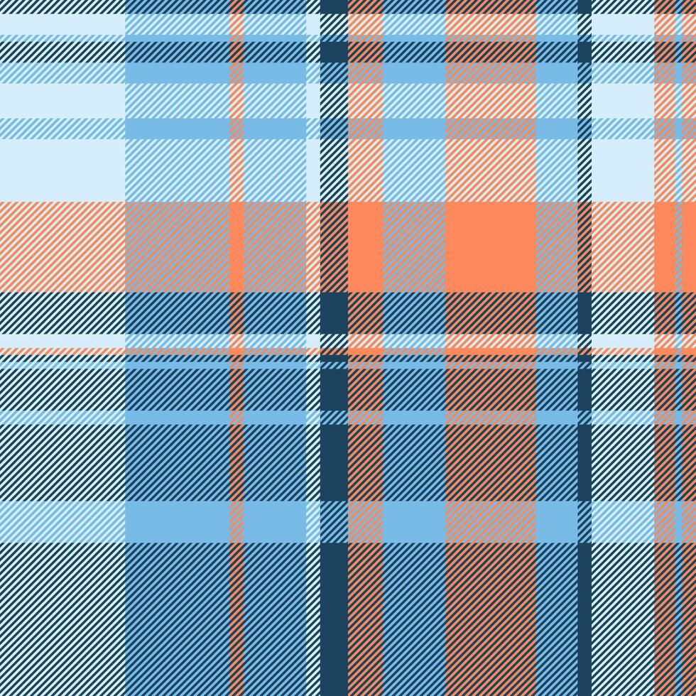 Textile design of textured plaid. Checkered fabric pattern swatch for shirt, dress, suit, wrapping paper print, invitation and gift card. vector