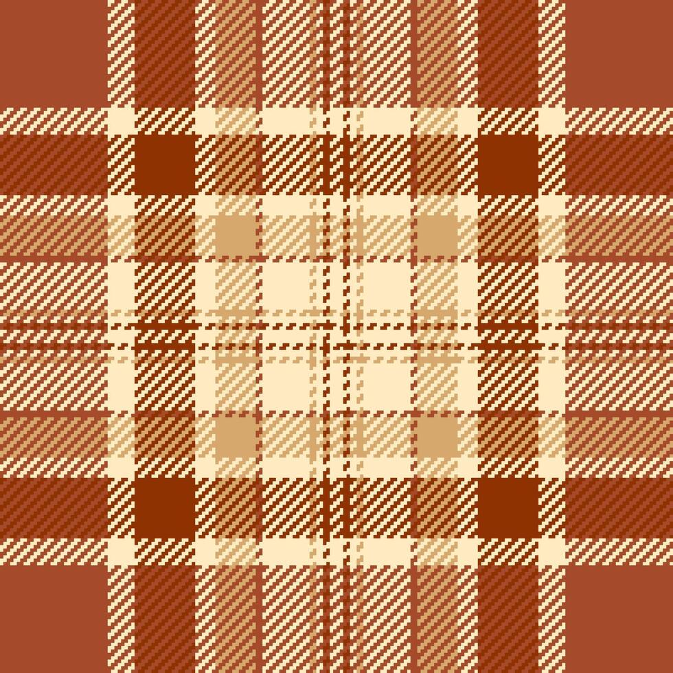 Textile design of textured plaid. Checkered fabric pattern swatch for shirt, dress, suit, wrapping paper print, invitation and gift card. vector