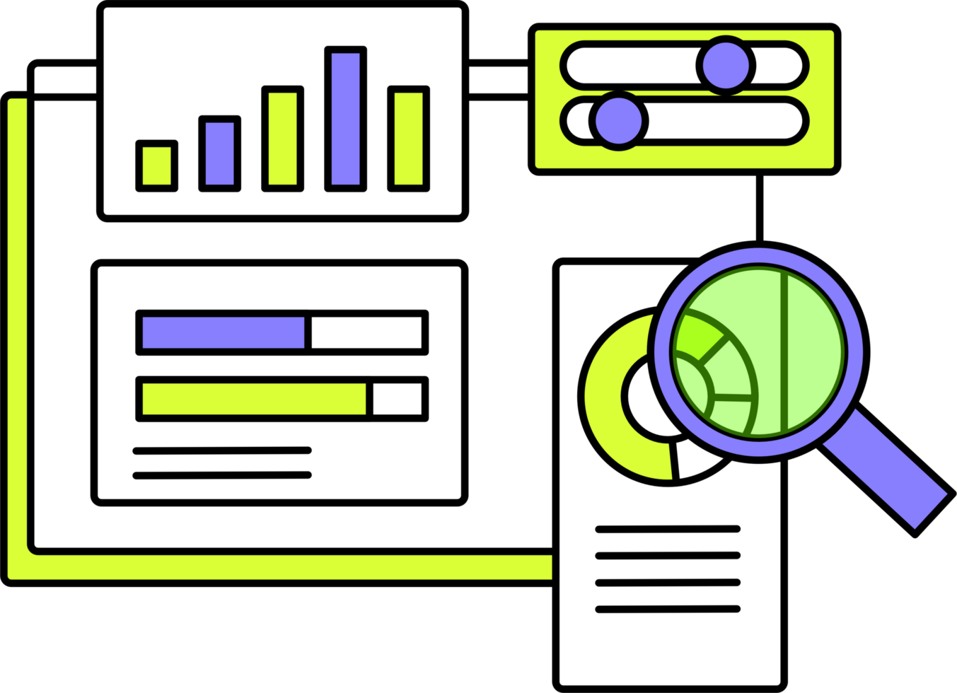 Dashboard Business analysis online png