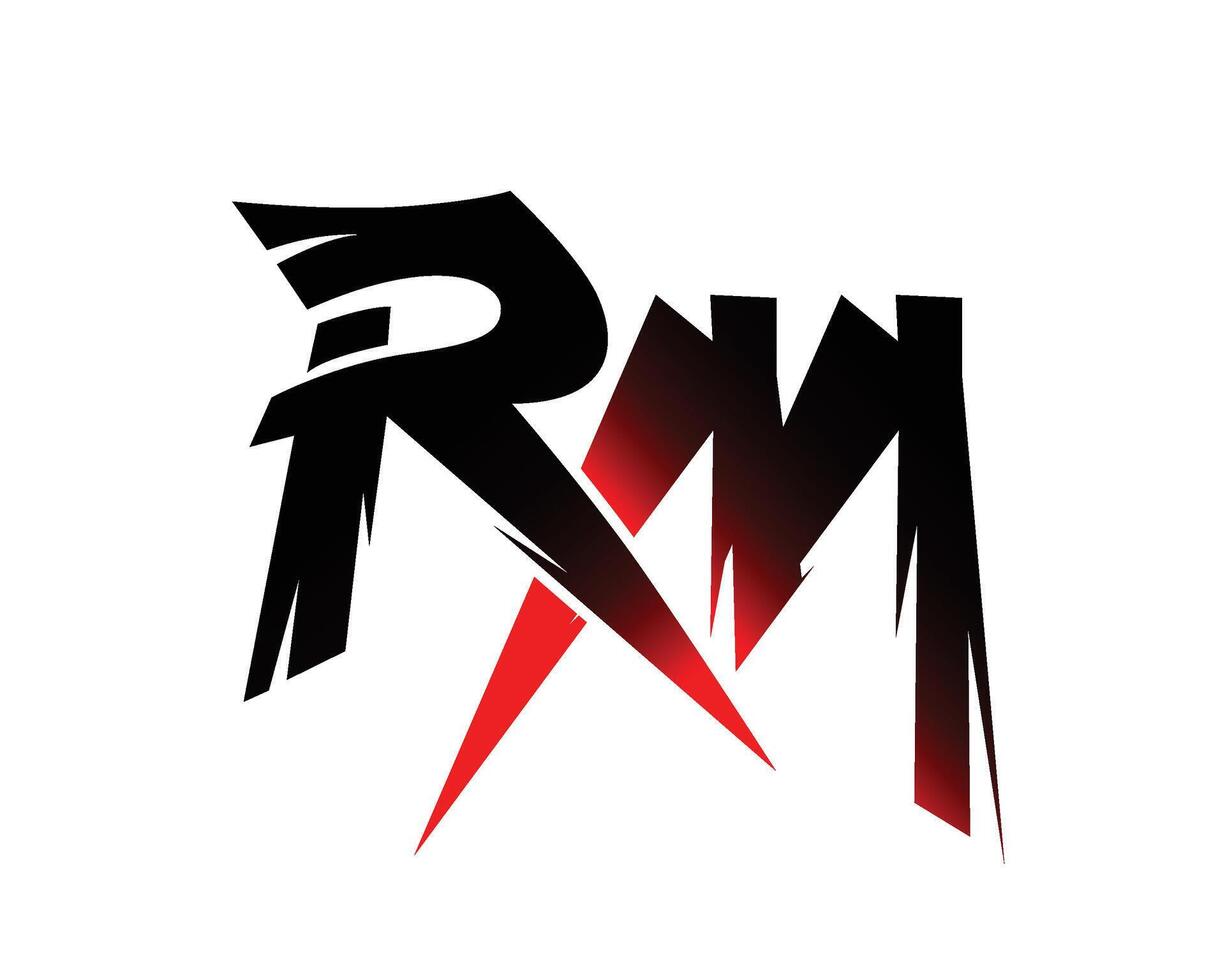 RM or MR logo vector