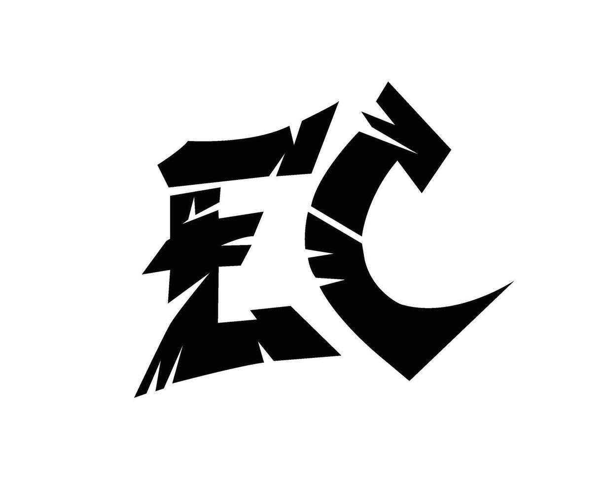 EC modern logo vector