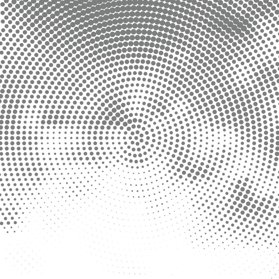A black and white halftone dot pattern vector
