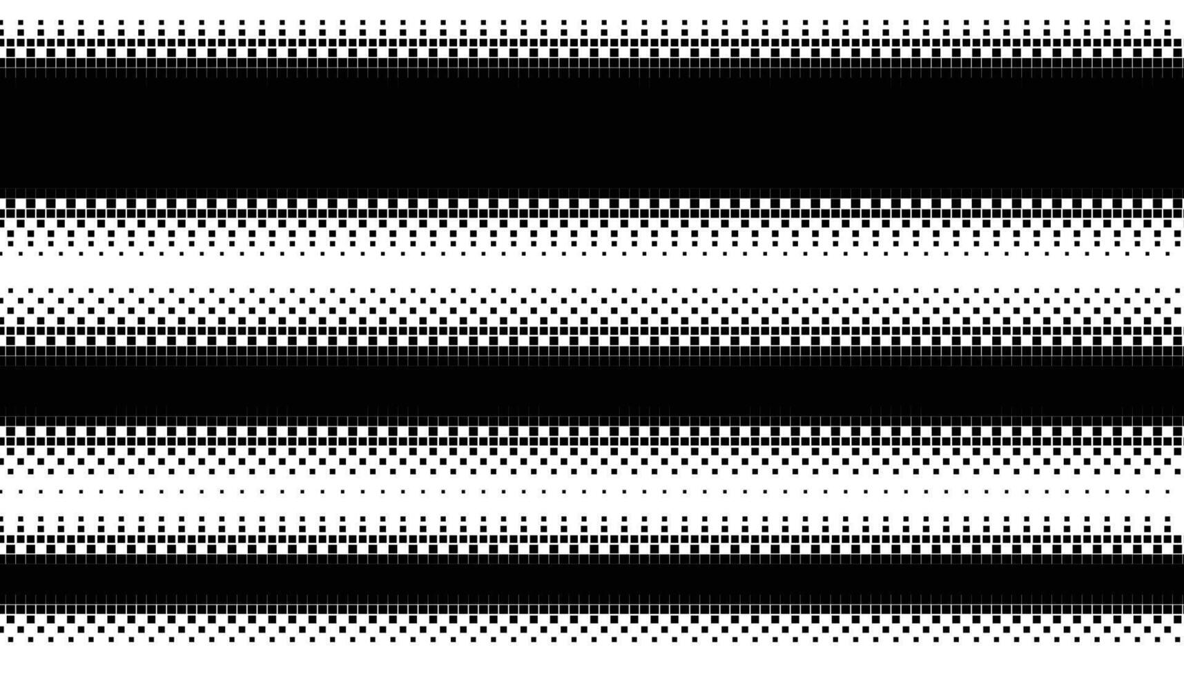 A black and white striped pattern with dots vector