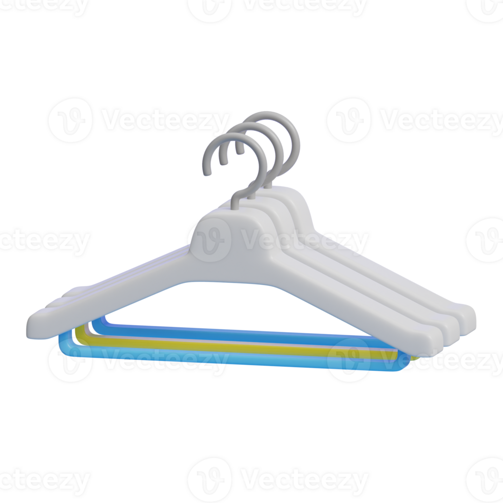 3d clothes hanger laundry icon png
