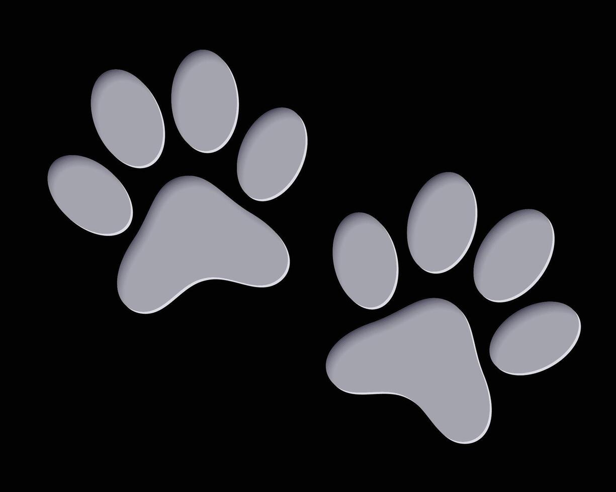 Paw Print Icon Symbol Design Illustration vector