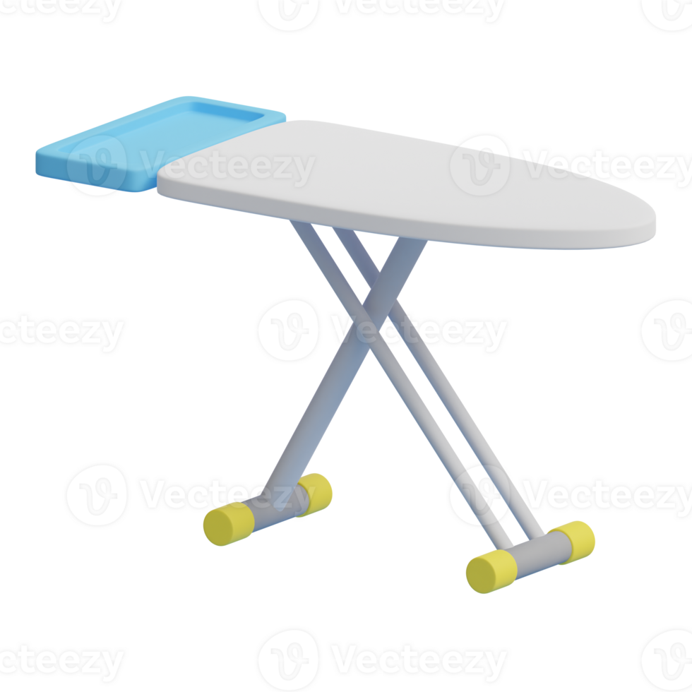 3d ironing board laundry icon png