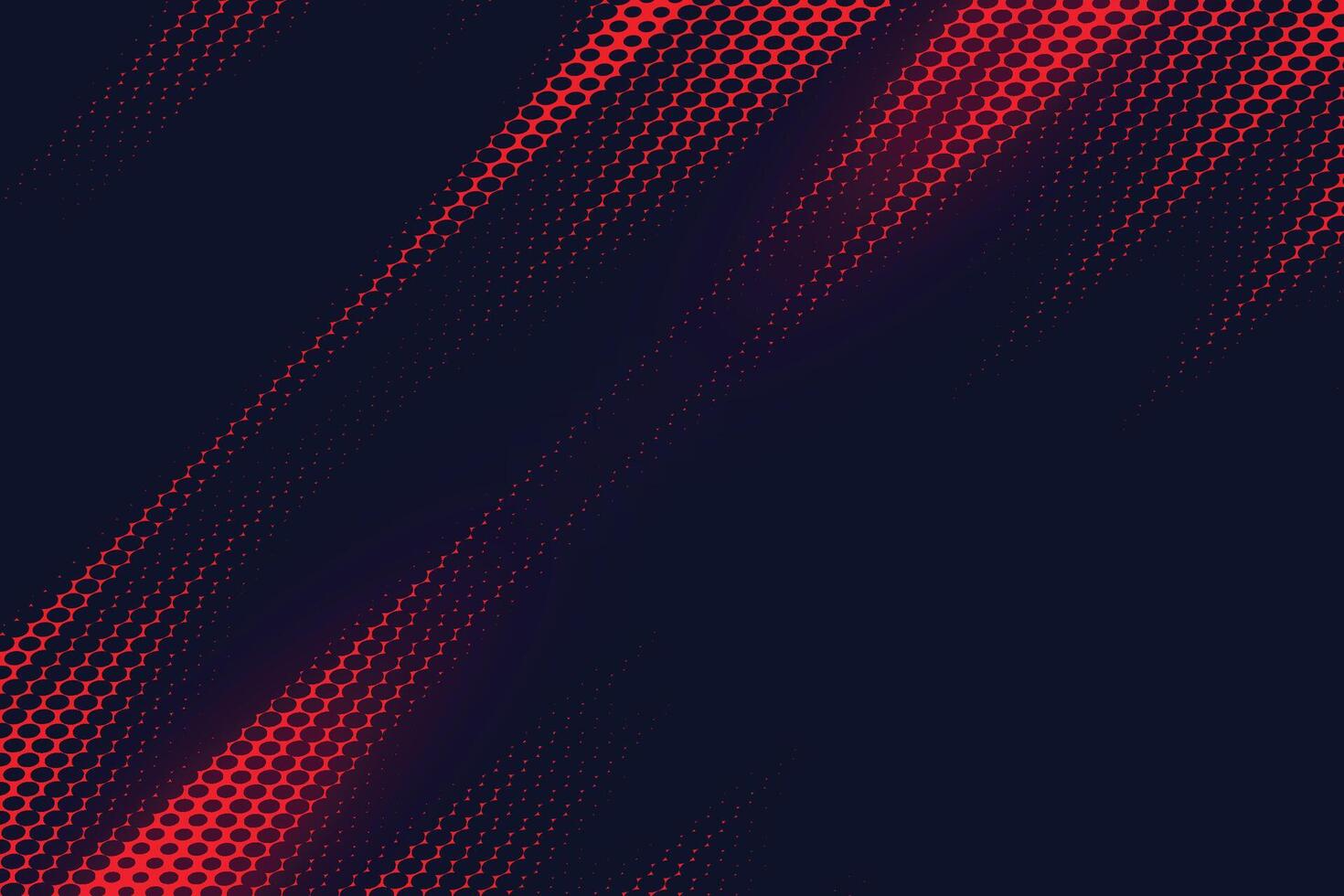 Red halftone dots blue color pattern gradient grunge texture background. Dot pop art comic sport style. vector