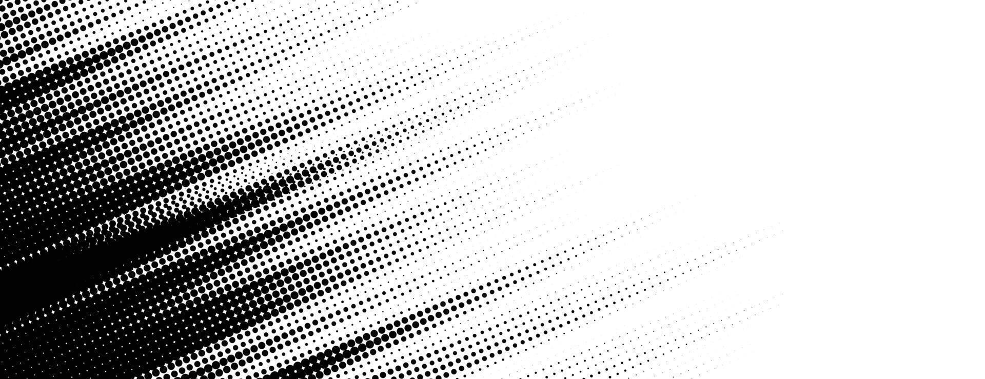 Grunge halftone gradient texture. Fading grit noise background. Sandy gritty wallpaper. Retro pixelated backdrop. Black and white anime or manga comic overlay. textured graphic design vector