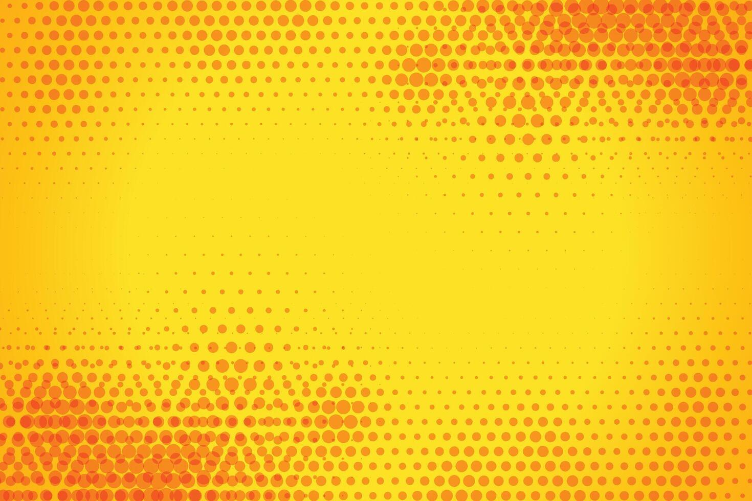 A yellow and orange background with a pattern of squares and dots. vector