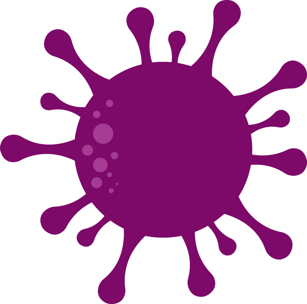 Monkeypox virus illustration png