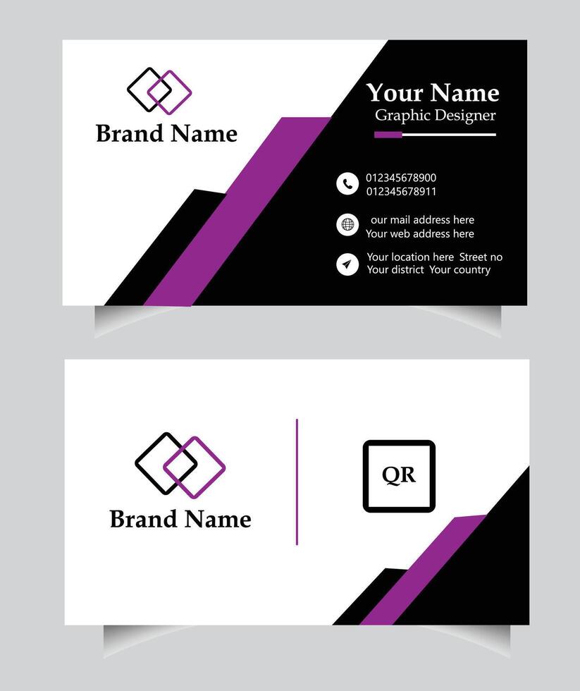 Creative Business Card Concepts Using Art Illustration vector
