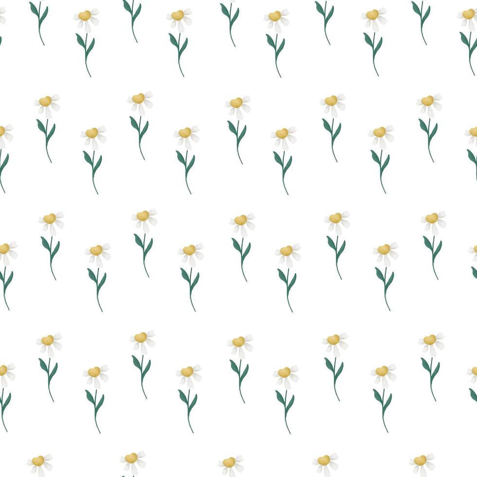 Lovely little floral pattern for background application vector