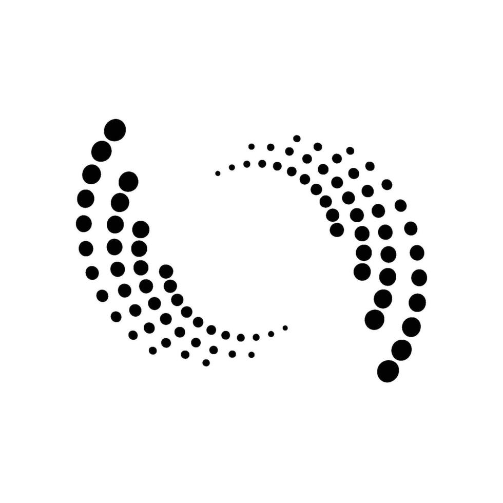 vortex circle logo design element icon vector