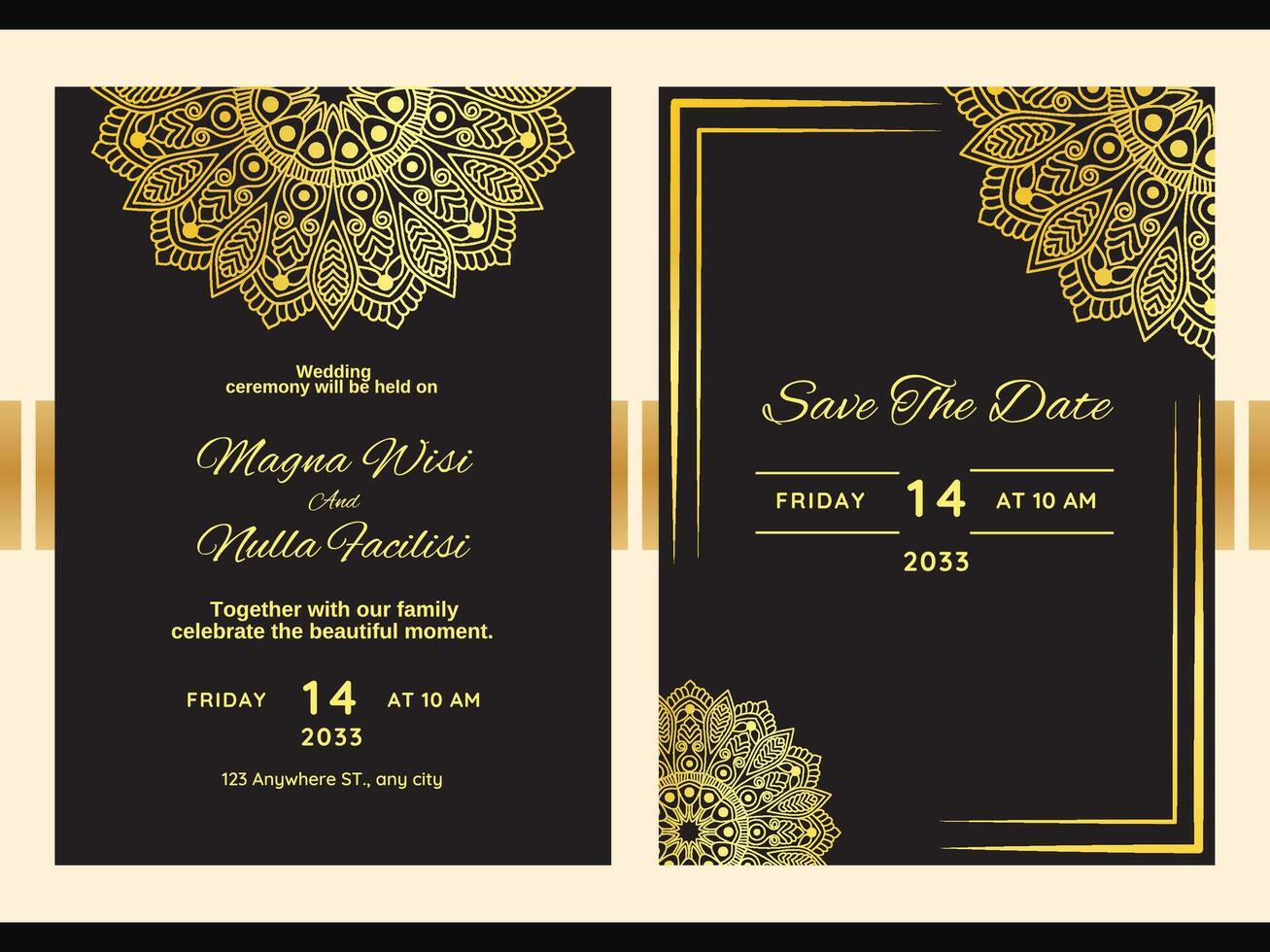 Hand drawn floral wreath Floral wreath with leaves for wedding invitation Template vector