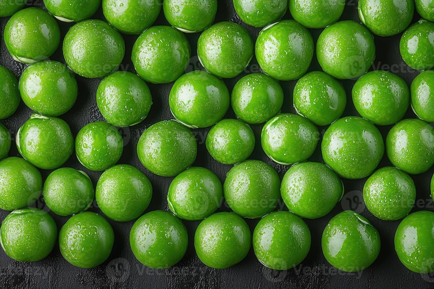 Fresh green peas forming a textured background image photo