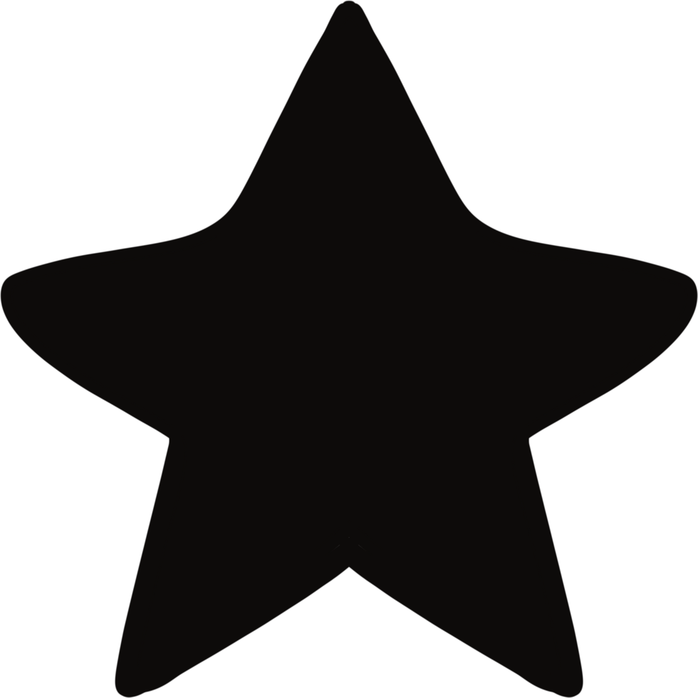 black star clipart png