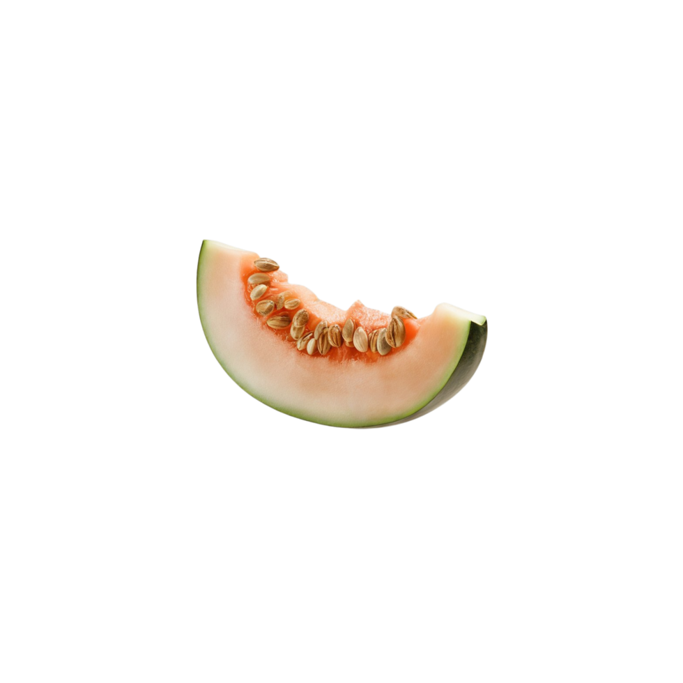 A single melon wedge with a clear background png