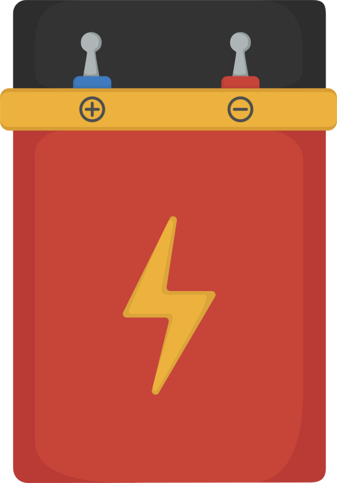 battery flat color png