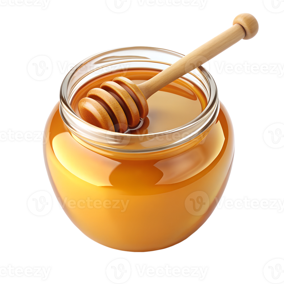 Honey, isometric, isolated on a transparent background png