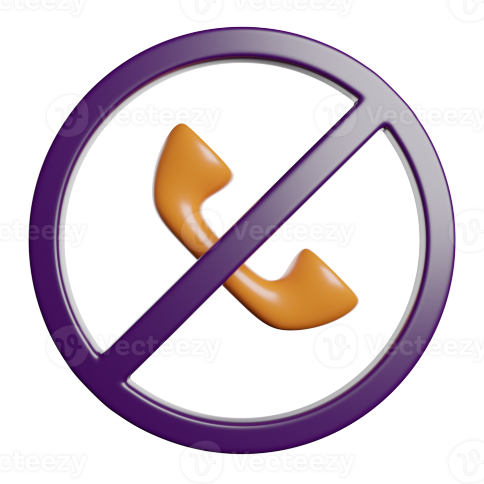 No Call Phone Block png