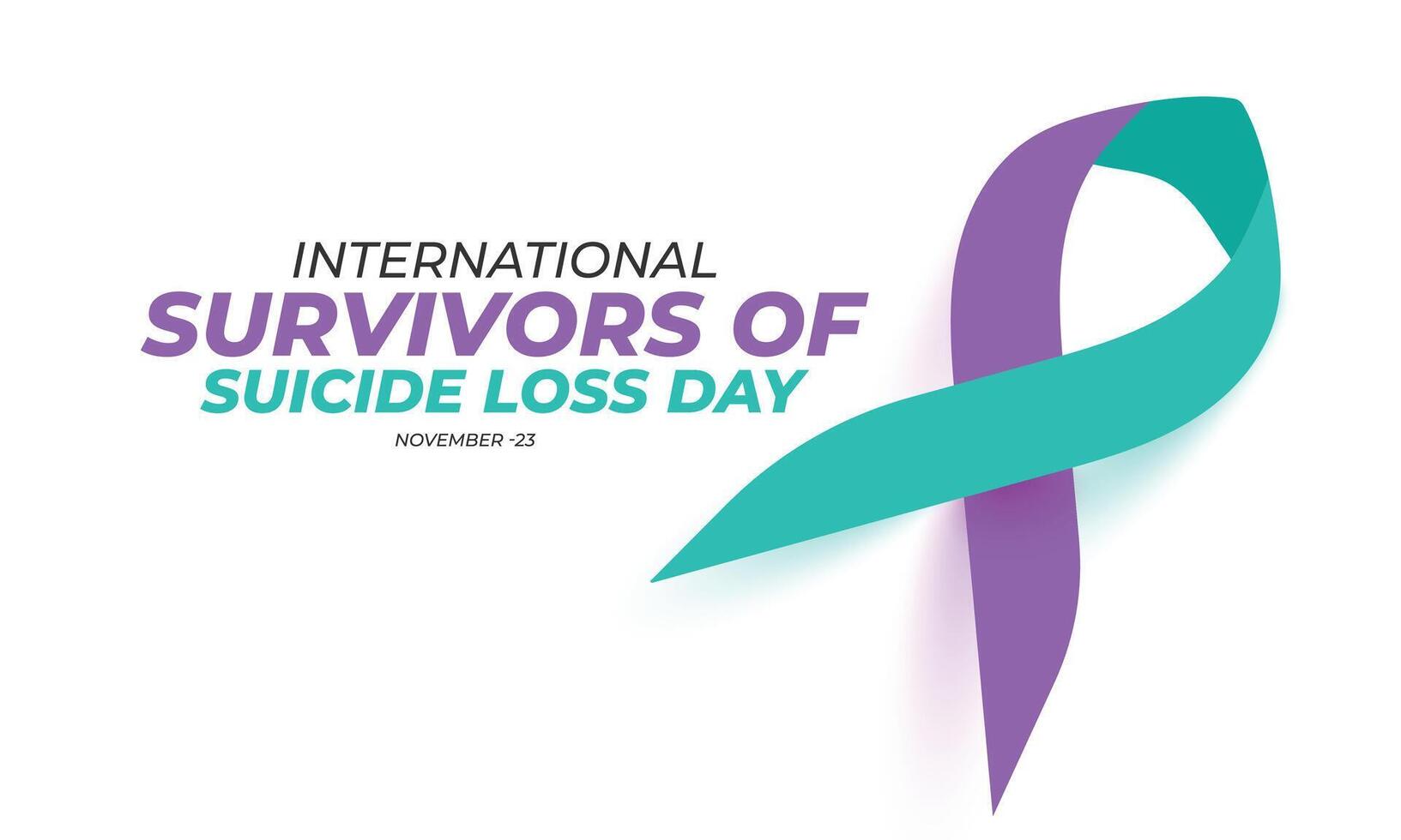 international survivors of suicide loss day. background, banner, card, poster, template. illustration. vector