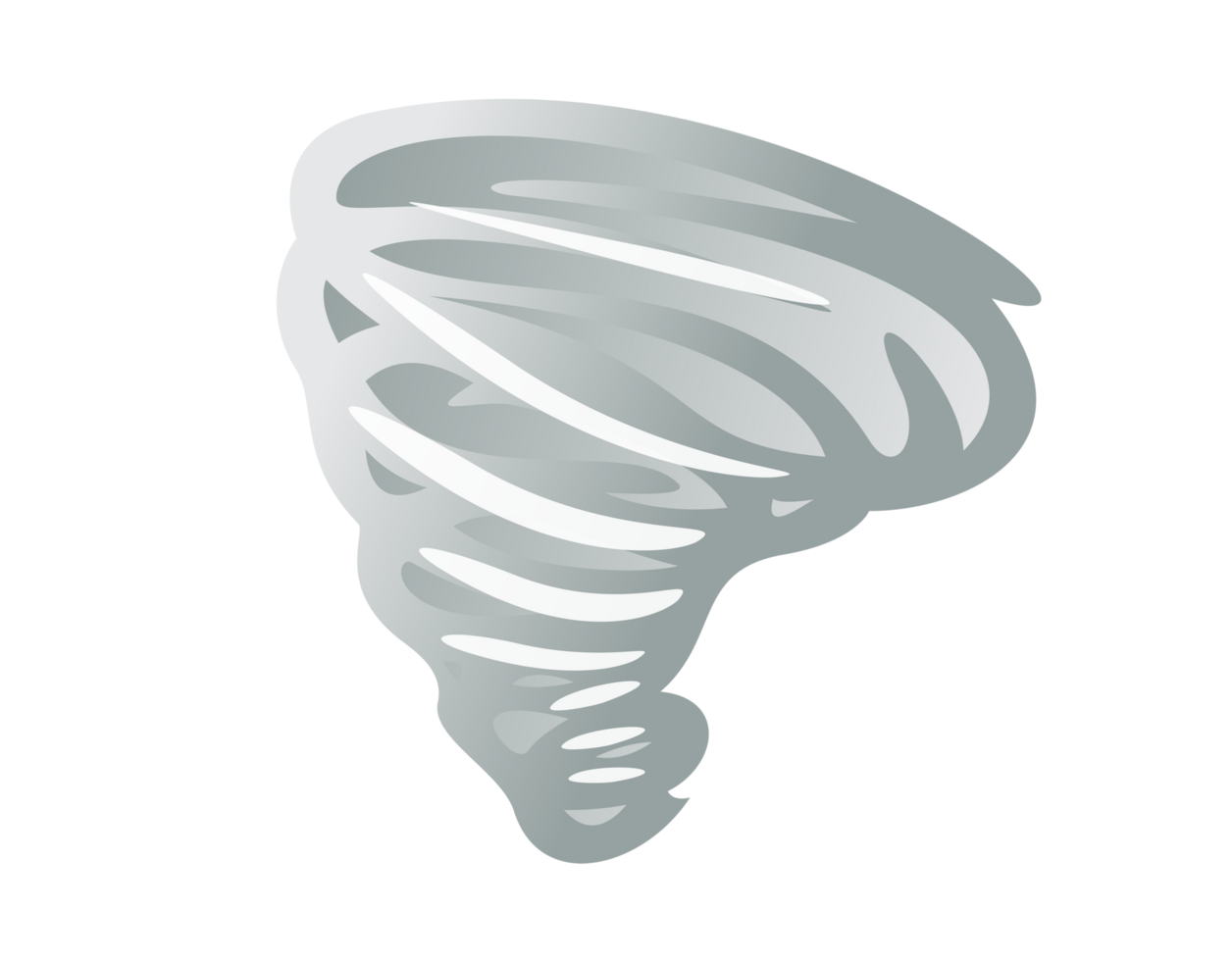 Gradient weather thunderstorm typhoon motion twist icon png